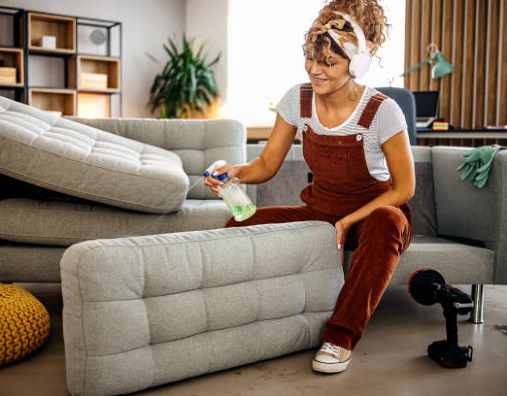 Deep Blue Clean team disinfecting interior areas for improved healthy environments