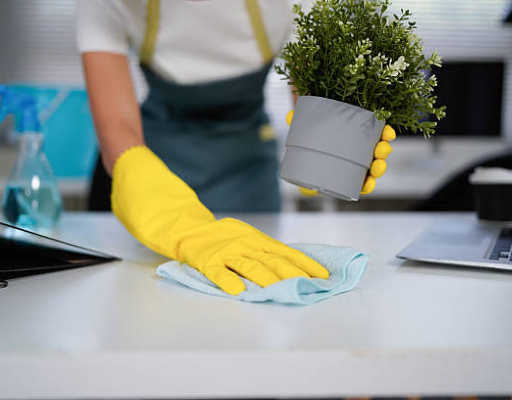 Dependable office cleaning helping maintain clean surfaces and organized spaces.